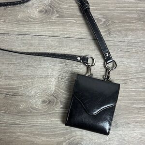 Hobo Black Small Wallet / Crossbody Bag